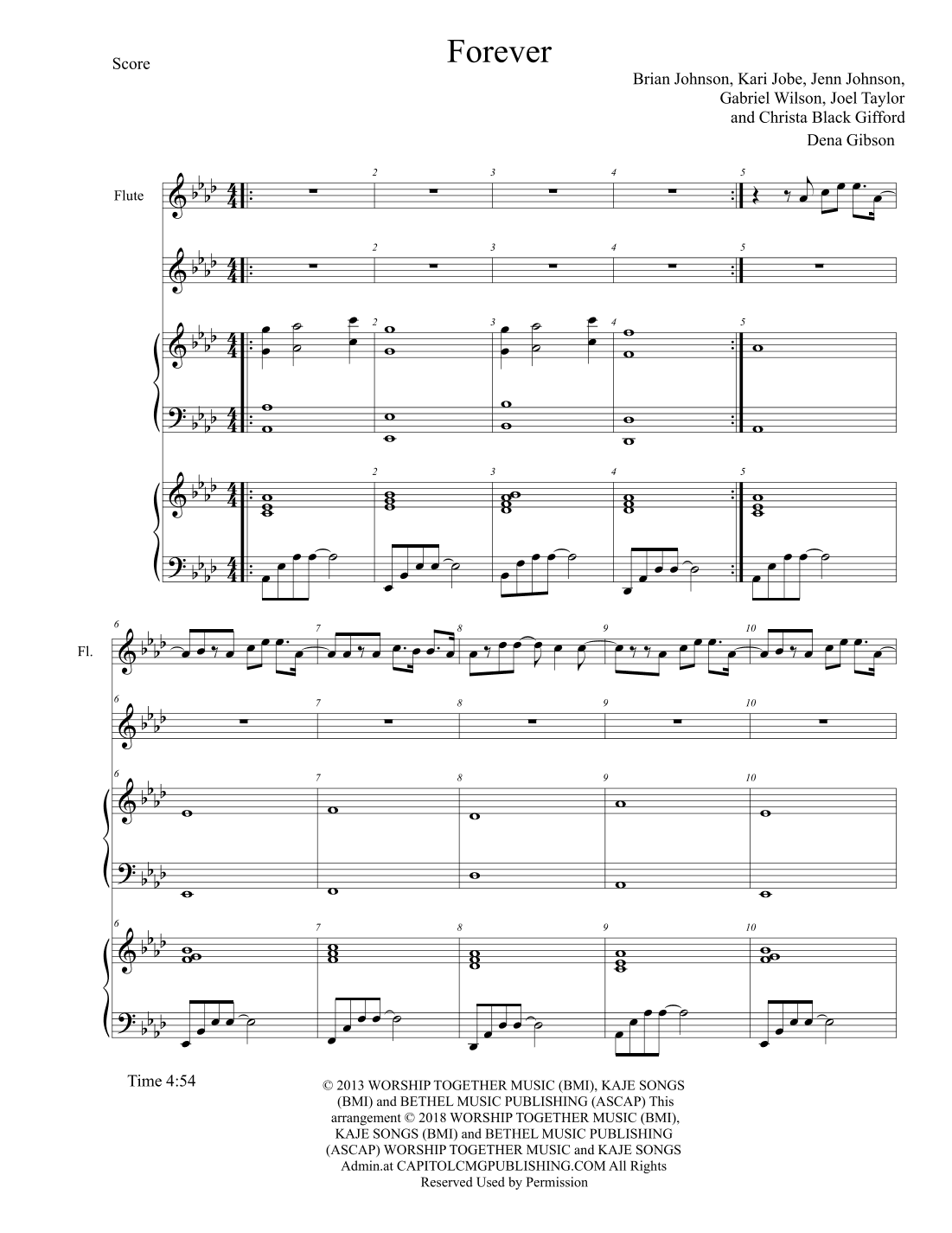 Forever (we Sing Hallelujah) (arr. Dena Gibson)