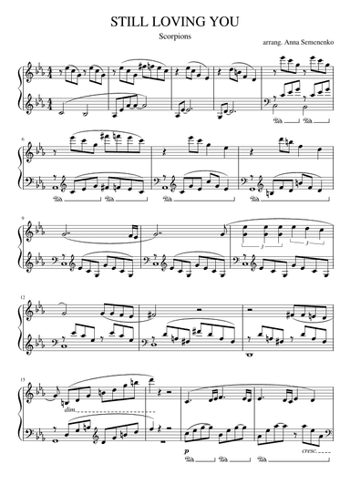Still Loving You (arr. Anna Semenenko)