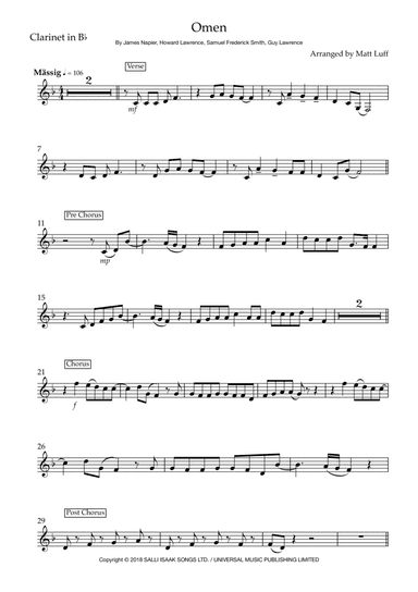 Omen (arr. Matt Luff)