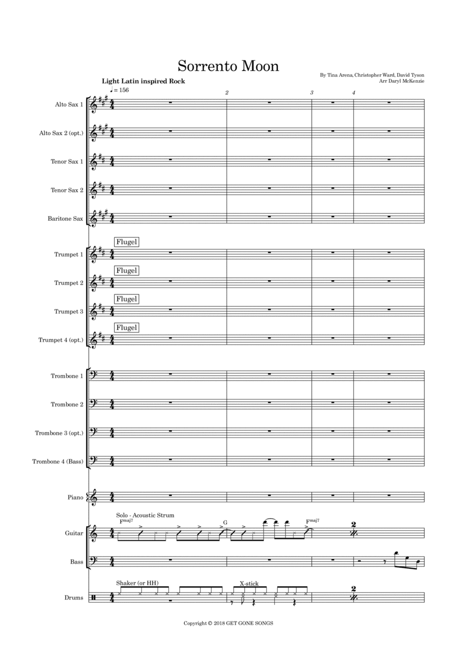 Sorrento Moon (arr. Daryl McKenzie)