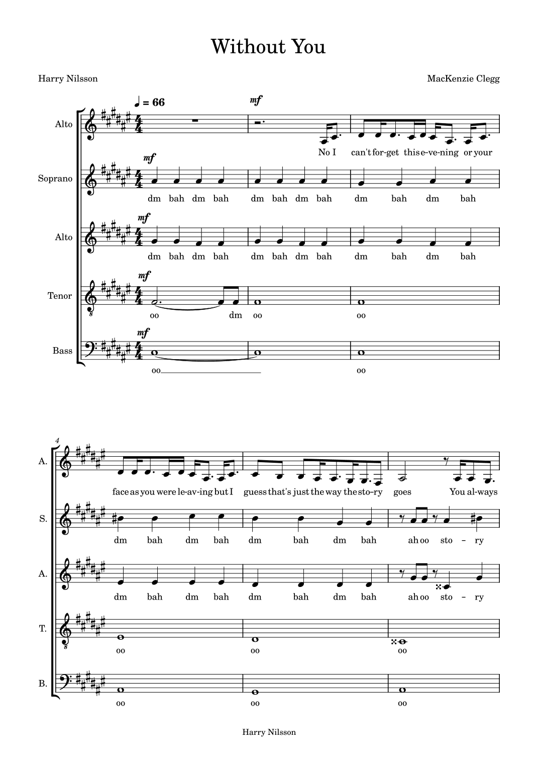 Without You (arr. MacKenzie Clegg)