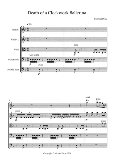 Death of a Clockwork Ballerina (for String Orchestra)