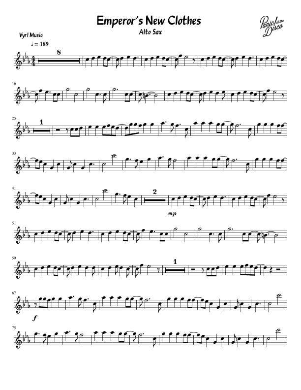 Emperor's New Clothes (arr. Vyrl)