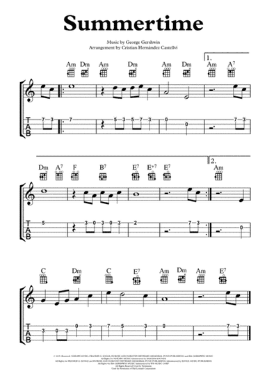 Summertime (arr. Cristian Hernandez Castellvi)
