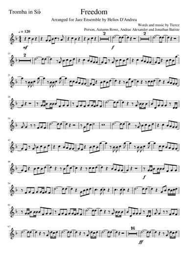 Freedom (arr. Helios D'Andrea)