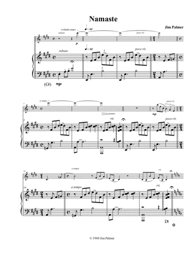 Namaste for flute and harp