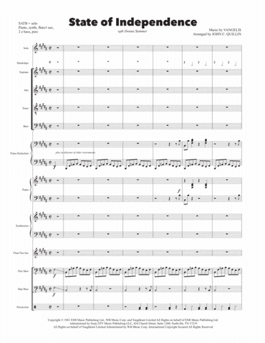 State Of Independence (arr. John C. Quillin)