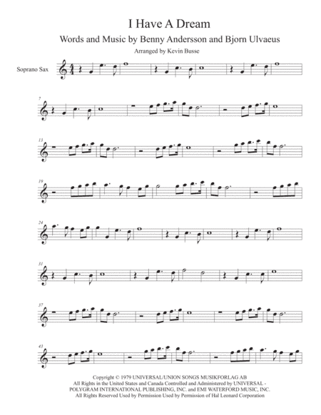 I Have A Dream (arr. Kevin Busse)