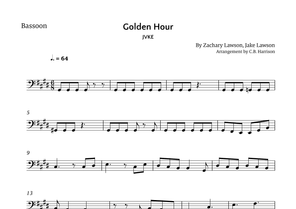 Golden Hour (arr. C. B. Harrison)