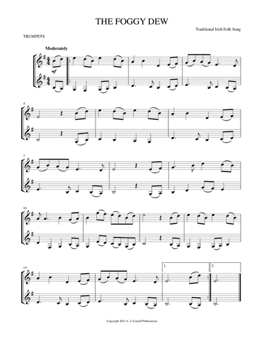 The Foggy Dew (arr. Mark Phillips)