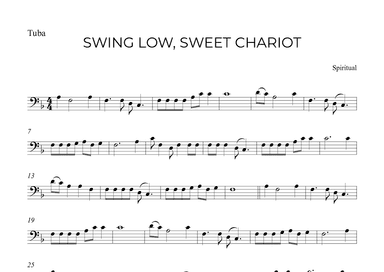 SWING LOW, SWEET CHARIOT (arr. Alex Nunes Rodrigues)