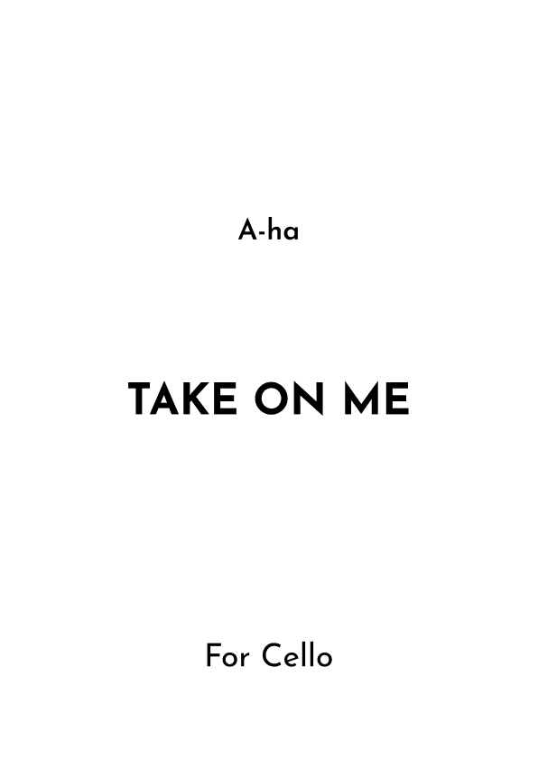 Take On Me (arr. Jireh J.)