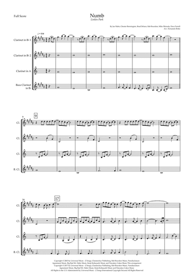 Numb (arr. Fernando Britto)