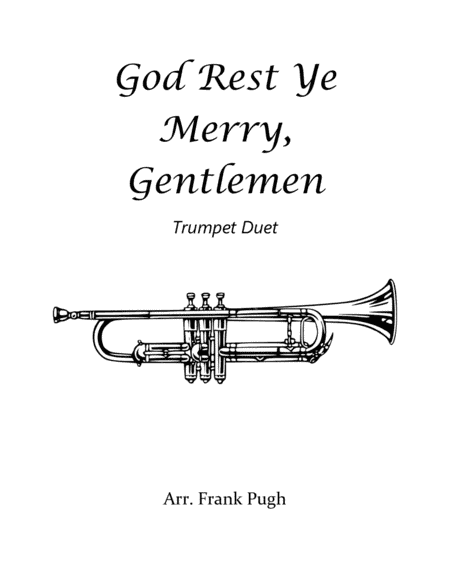 God Rest Ye Merry, Gentlemen trumpet duet (arr. Frank Pugh)