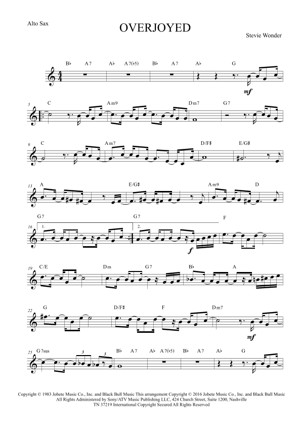 Overjoyed (arr. Leo Silva)