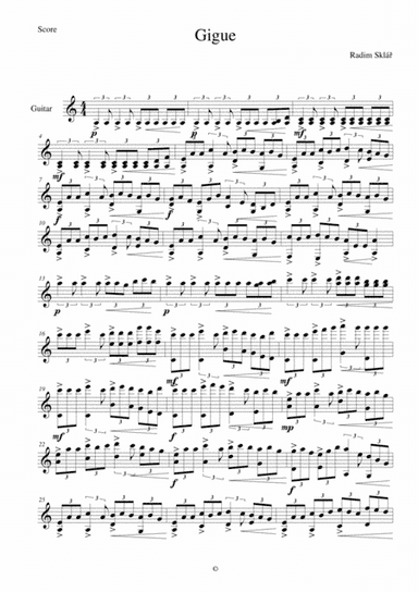 Guitar etude 4