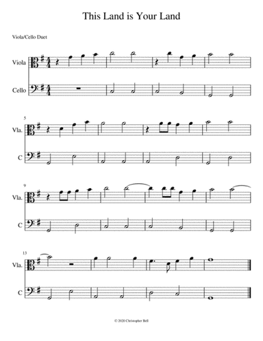 This Land Is Your Land (arr. Christopher Bell)