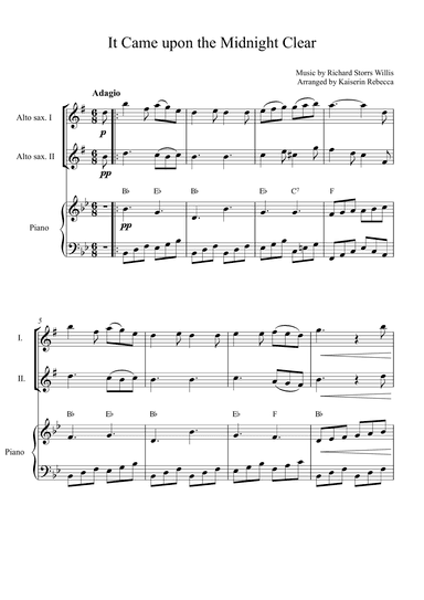 It Came upon the Midnight Clear (arr. Kaiserin Rebecca)