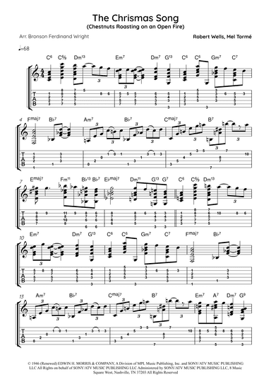 The Christmas Song (chestnuts Roasting On An Open Fire) (arr. Bronson Ferdinand Wright)