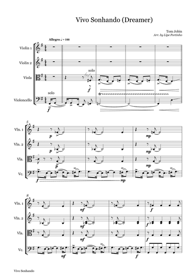 Dreamer (arr. Lipe Portinho)