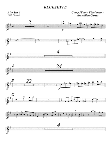 Bluesette (arr. Allen Carter)