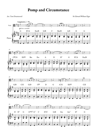 Pomp and Circumstance (arr. Tom Drummond)