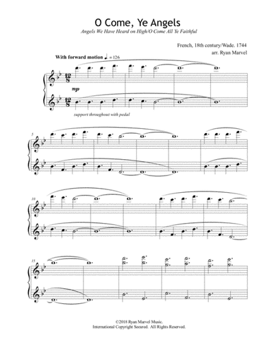 Angels We Have Heard on High/O Come All Ye Faithful (arr. Ryan Marvel)