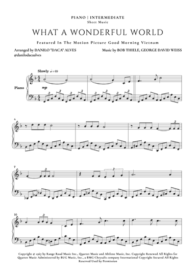 What A Wonderful World (arr. Danilo "Daca" Alves)