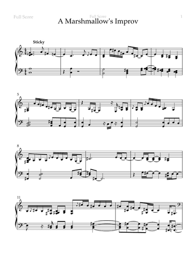 A Marshmallow's Improv