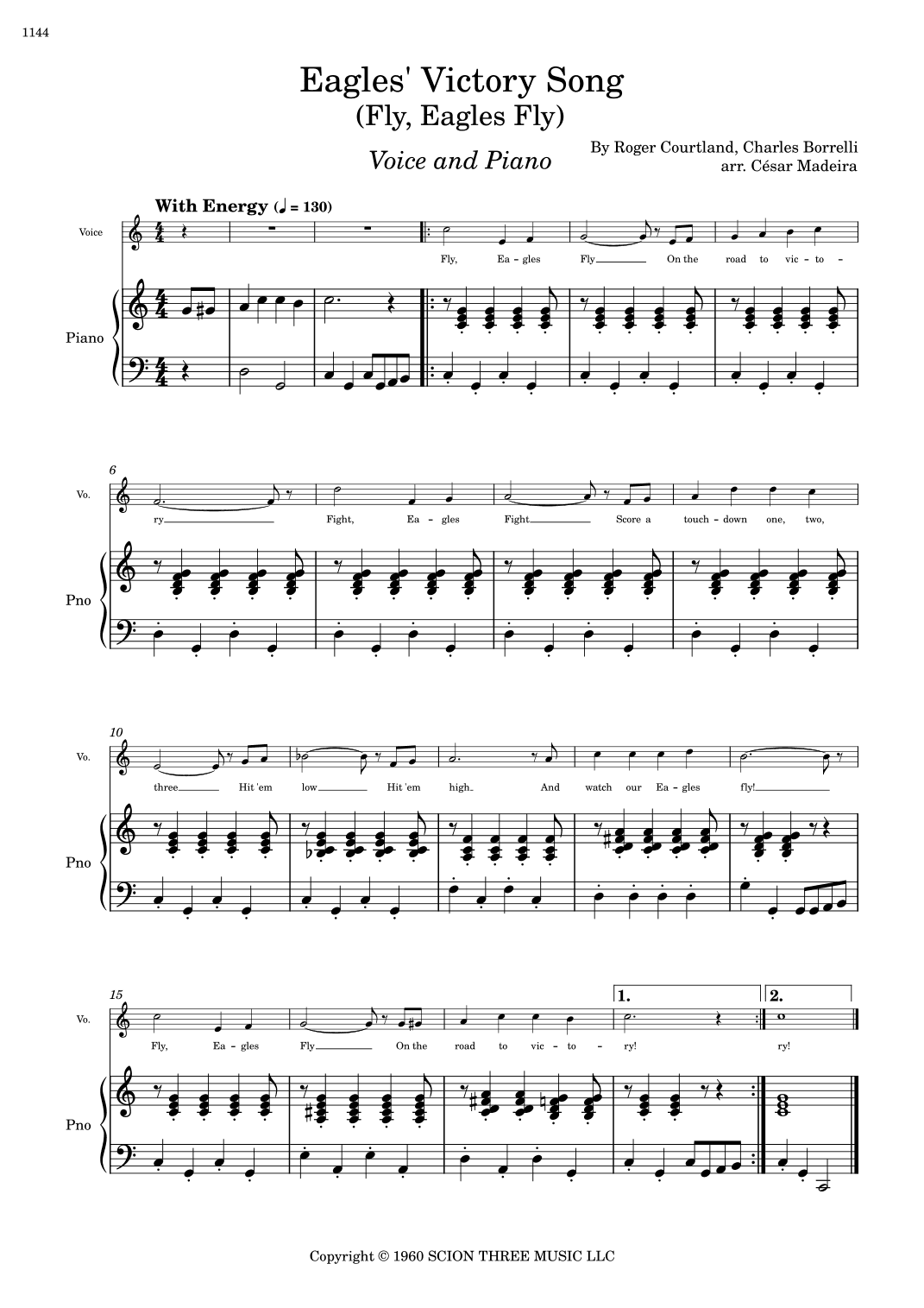 Eagles' Victory Song (arr. César Madeira)