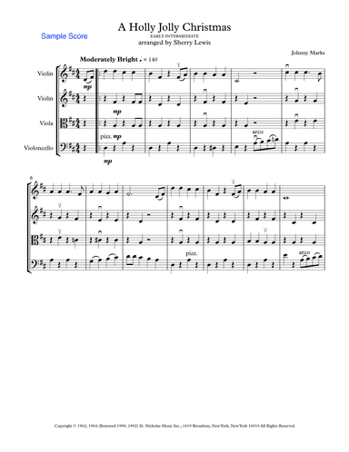A Holly Jolly Christmas (arr. Sherry Lewis)