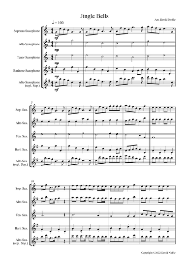 Jingle Bells (arr. David Noble)