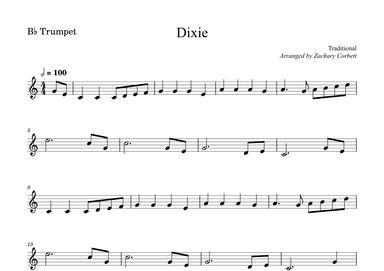Dixie (arr. Zachary Corbett)
