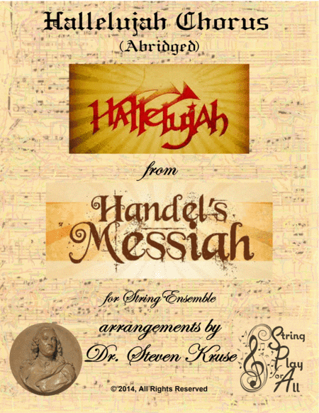Hallelujah Chorus the Messiah for Multi-Level String Orchestra (arr. Steven Kruse)