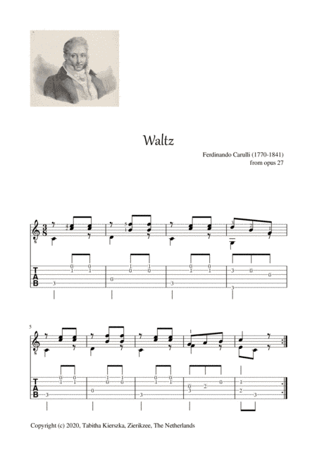 Waltz in C major (arr. Tabitha Kierszka)