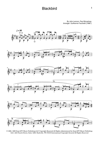 Blackbird (arr. Guilherme Facchetti)