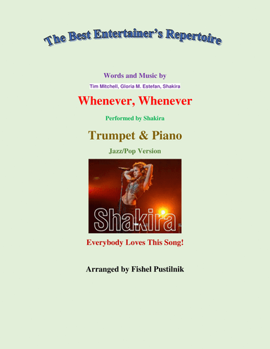 Whenever, Wherever (arr. Fishel Pustilnik)