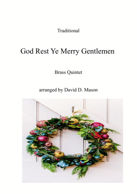 God Rest Ye Merry Gentlemen (arr. David D. Mason)