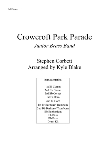 Crowcroft Park Parade (arr. Kyle Blake)