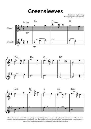 Greensleeves (arr. Glauco Fernandes)