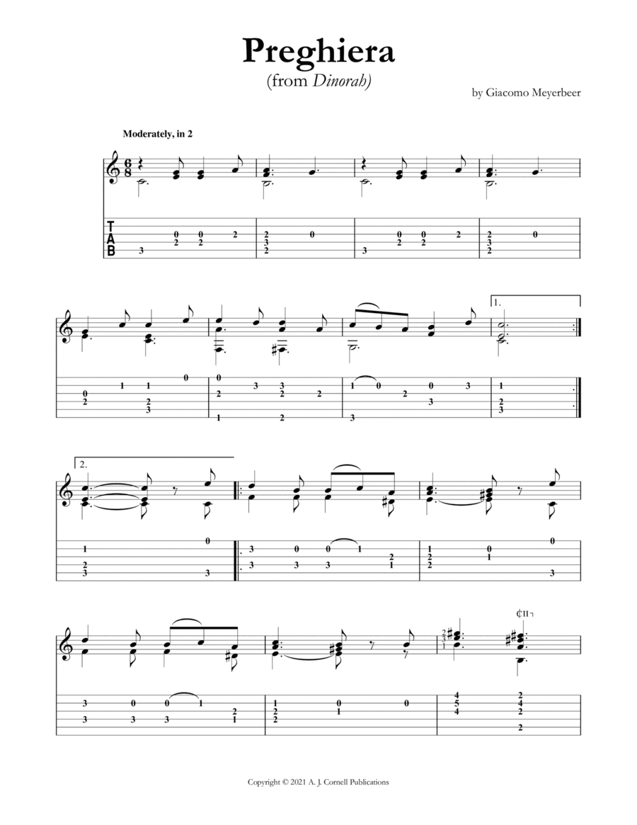 Preghiera (from Dinorah) (arr. Mark Phillips)