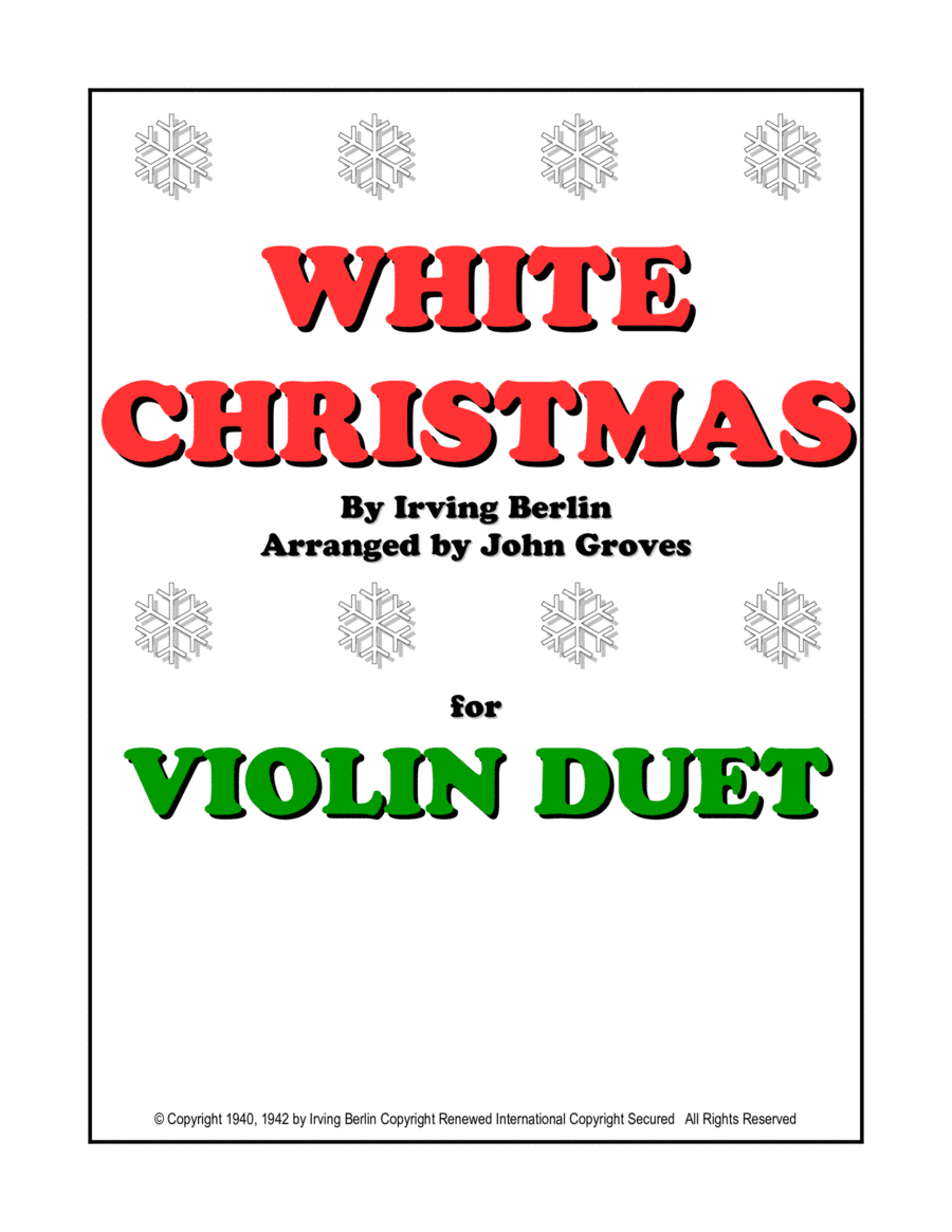 White Christmas (arr. John Groves)