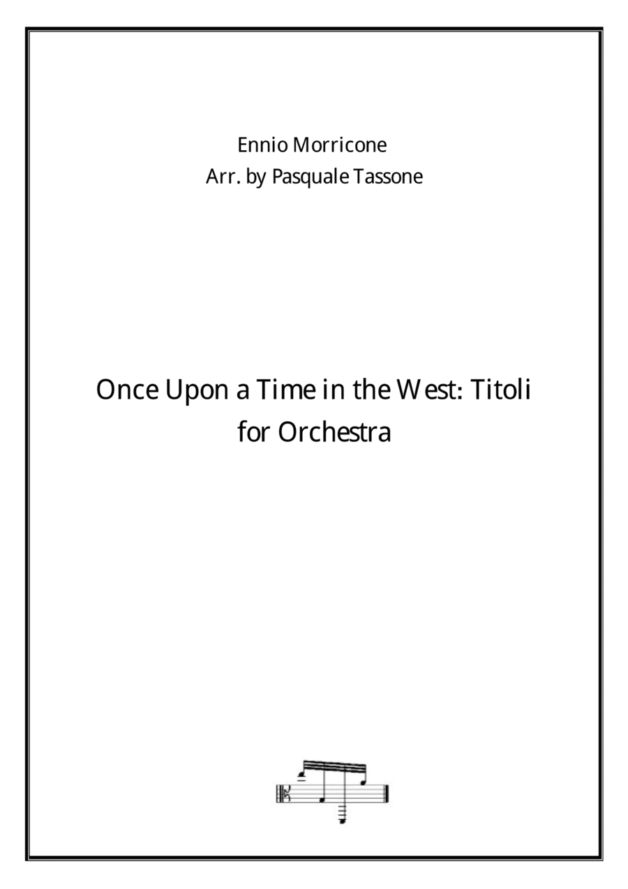 Once Upon A Time In The West (arr. Pasquale Tassone)