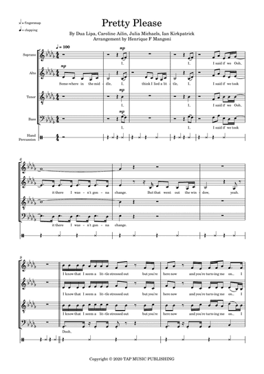 Pretty Please (arr. Henrique F Mangoni)