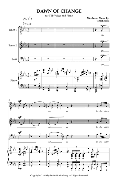 Dawn of change - TTB Choir