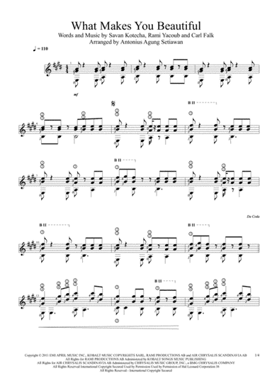 What Makes You Beautiful (arr. Antonius Agung Setiawan)