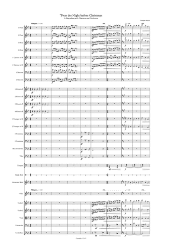 Twas the Night Before Christmas - Sing-along for Orchestra, Narrator and Audience (arr. Douglas Meyer)