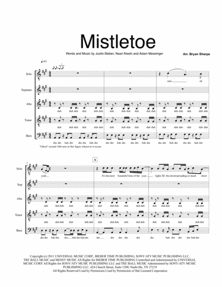 Mistletoe (arr. Bryan Sharpe)