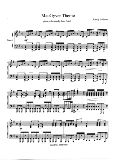 Macgyver - Theme (arr. Jean Dubé)