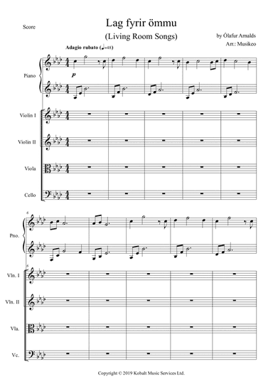 Lag Fyrir Ommu (arr. Musikeo)